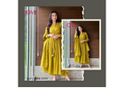 Latest Designer Cotton Anarkali Suit Set - Explore JOVI India’s Elegant Collection